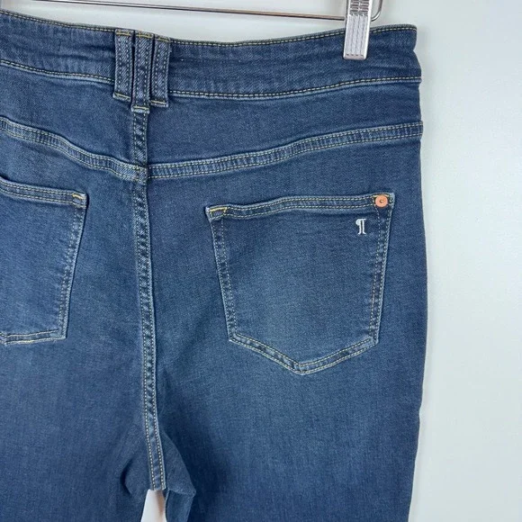 Pilcro Dark Blue Flare Jeans - Picture 5 of 13